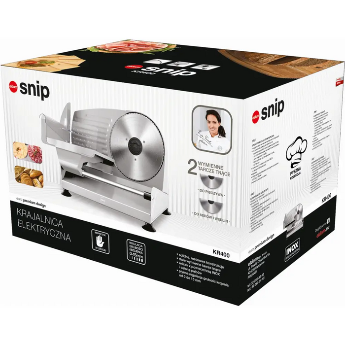 ЕЛДОМ Слайсер SNIP метален 2 ножа мощност 150 W