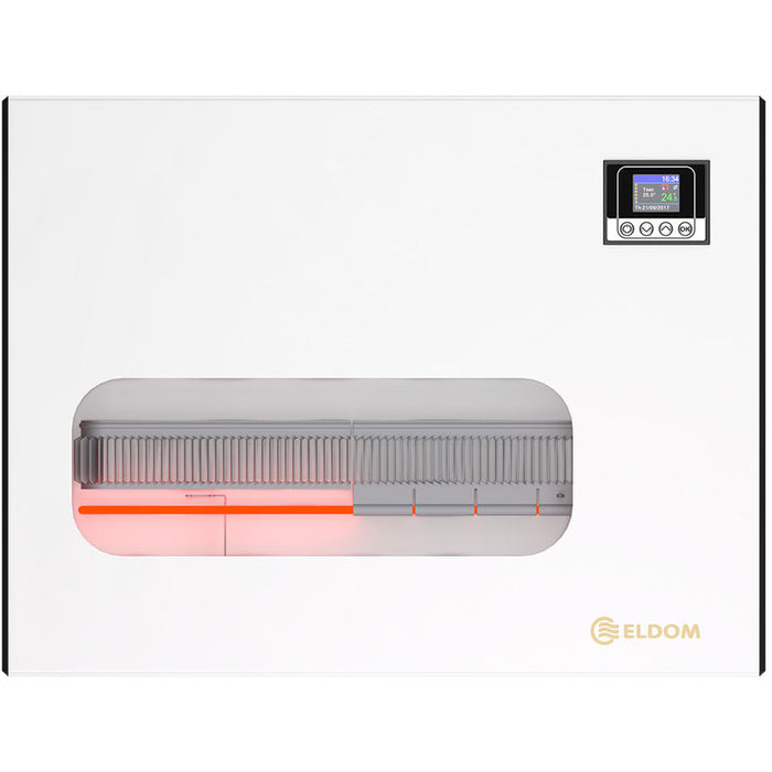 КОНВЕКТОР ELDOM GALANT RH01W10W-W WiF ОТОПЛЯЕМА ПЛОЩ ДО 14.00 m², БЯЛ, WI-FI