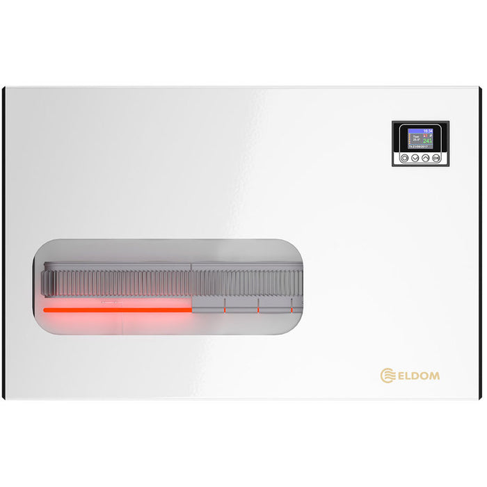 КОНВЕКТОР ELDOM GALANT RH01W20W-W WiF ОТОПЛЯЕМА ПЛОЩ ДО 22.00 m², БЯЛ, WI-FI