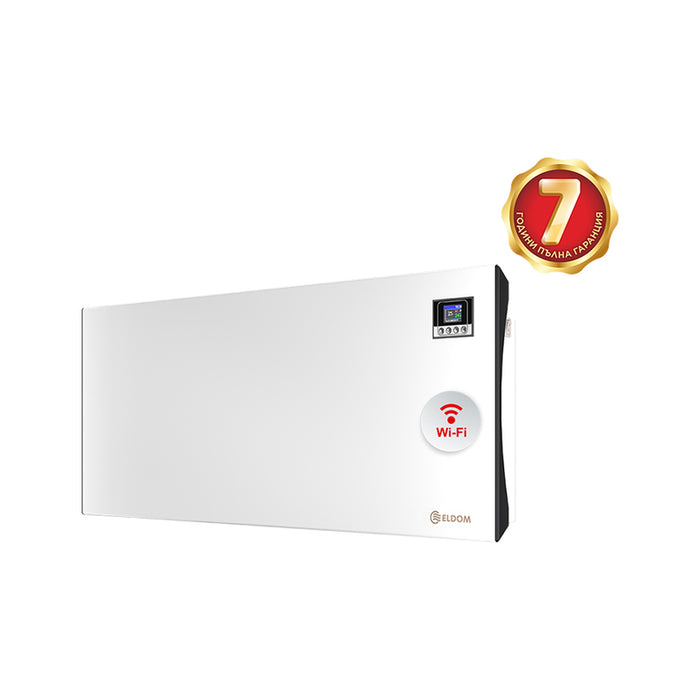 КОНВЕКТОР ELDOM GALANT RH02W25W-W ОТОПЛЯЕМА ПЛОЩ ДО 26.00 m², БЯЛ, WI-FI