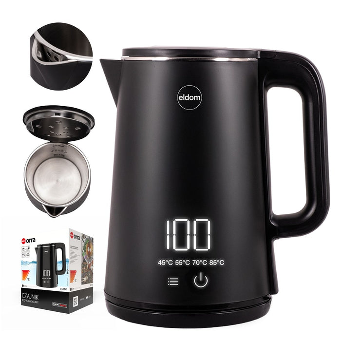 Безжична кана ELDOM C515C 1.8 л 2000 W Черна