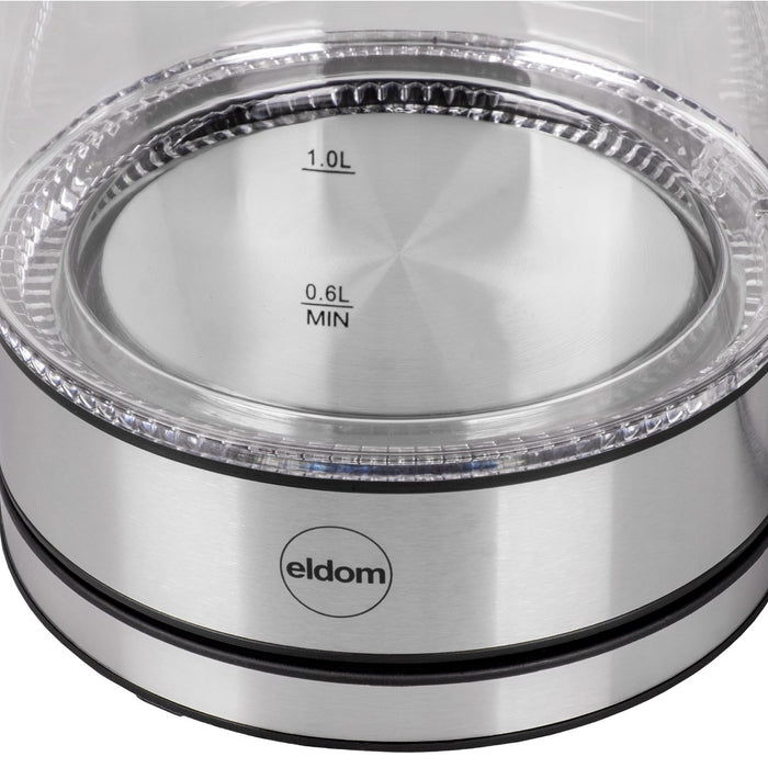 Безжична стъклена кана ELDOM C420 KETTY 1.7 л 2200 W