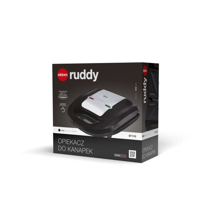 ELDOM Sandwich RUDDY, 750 W, гранитни плочи