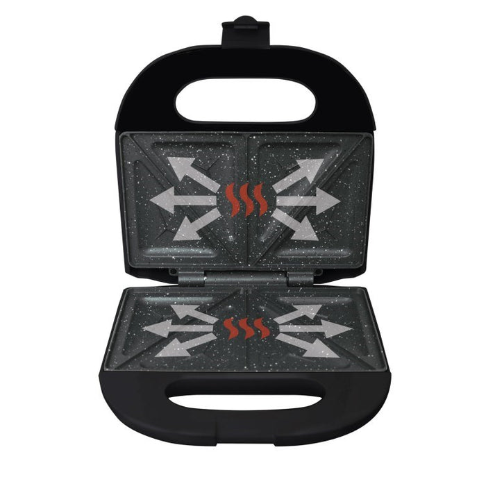 ELDOM Sandwich RUDDY, 750 W, гранитни плочи