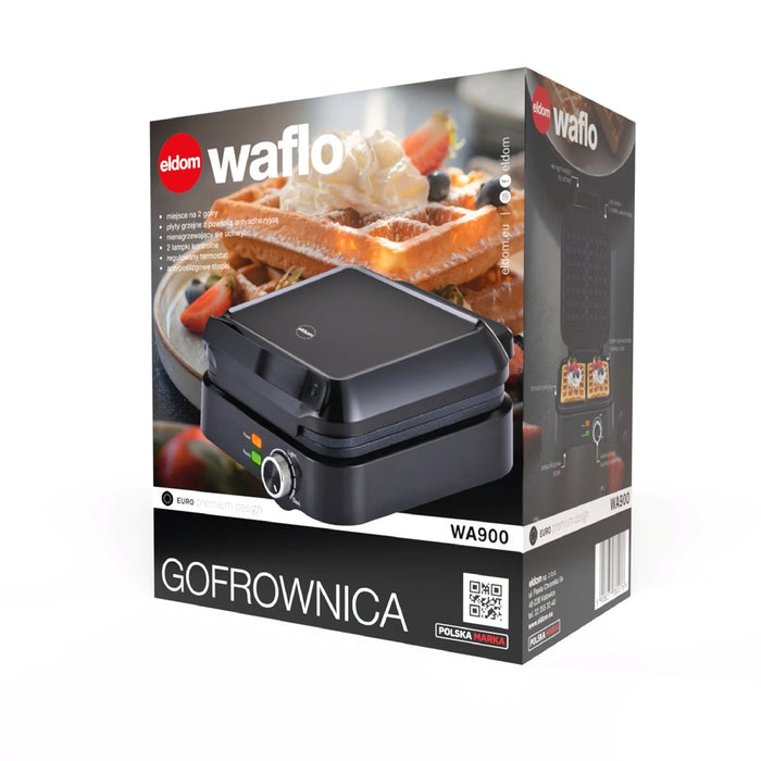 ELDOM WA900 ГОФРЕТНИК 1200W ЧЕРЕН