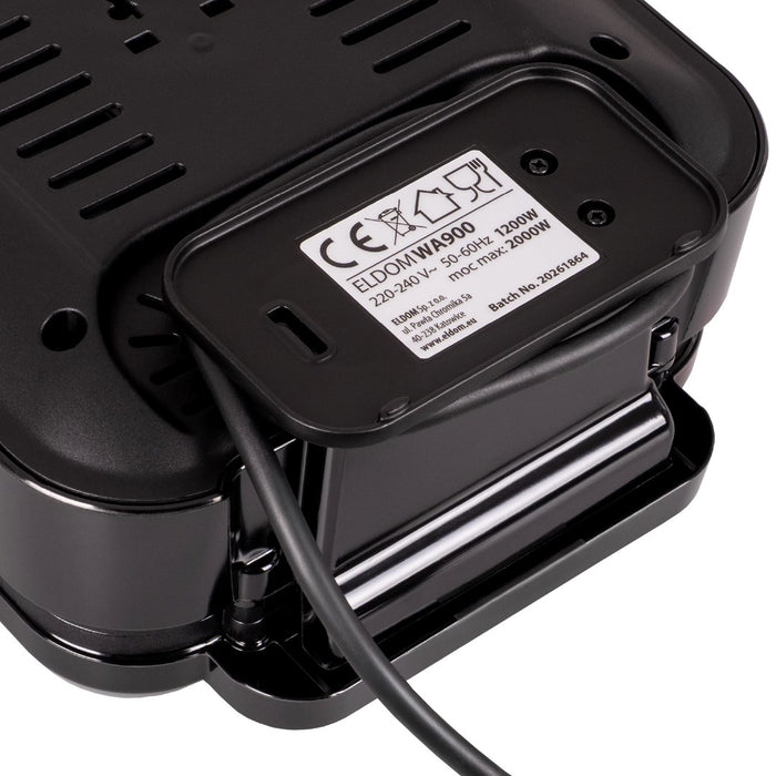 ELDOM WA900 ГОФРЕТНИК 1200W ЧЕРЕН