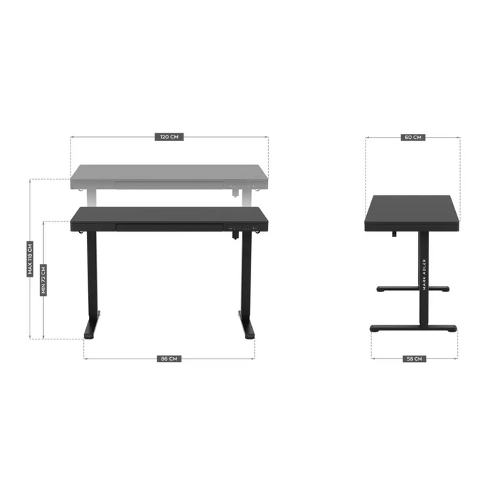 Electric desk MA-Leader 8.2 Black
