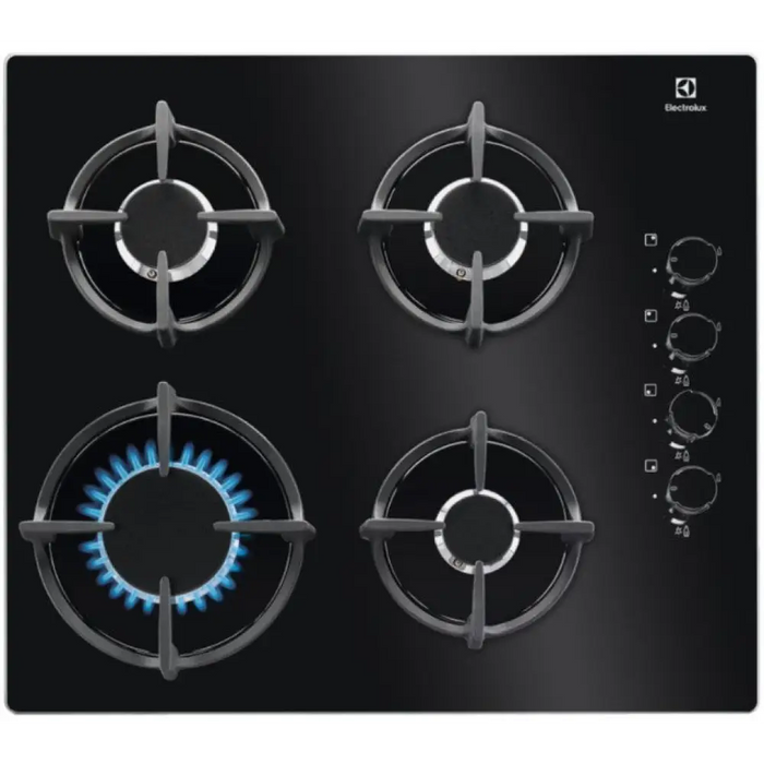 Electrolux EGG6407K Черен Вграден 59 см газ 4 зони