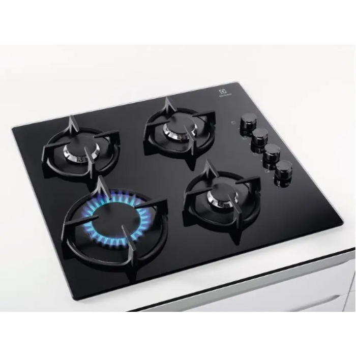 Electrolux EGG6407K Черен Вграден 59 см газ 4 зони