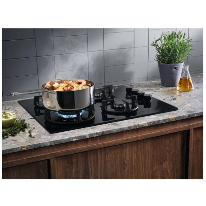 Electrolux EGG6407K Черен Вграден 59 см газ 4 зони