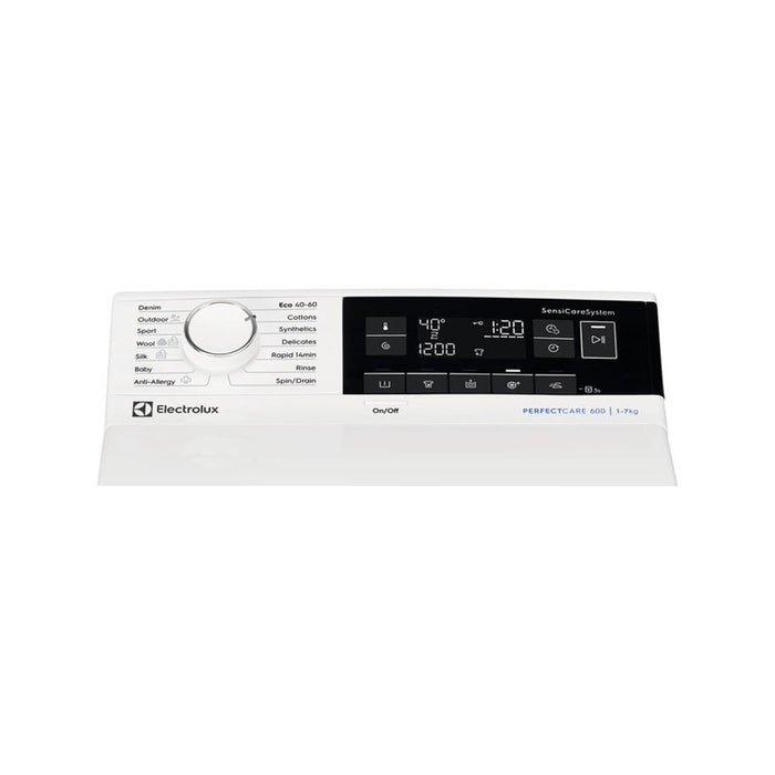 Пералня с горно зареждане ELECTROLUX EW6TN3272 7.0 kg, 1200 об/min