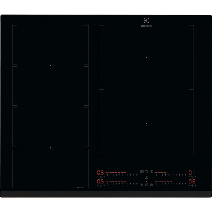 Electrolux EIV64453 Черен Вграден индукционен котлон 60 см Зона 4 зона(и)