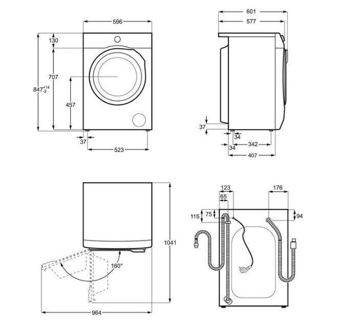 Пералня Electrolux EW2F527WP