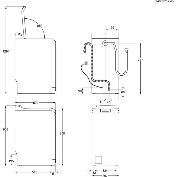 Пералня Electrolux EW6T5372P