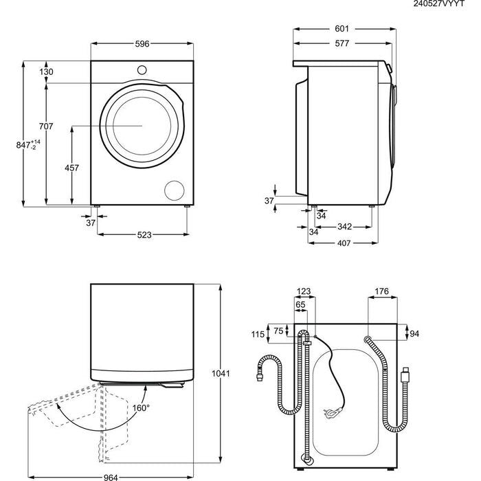 Пералня Electrolux EW2F528WP