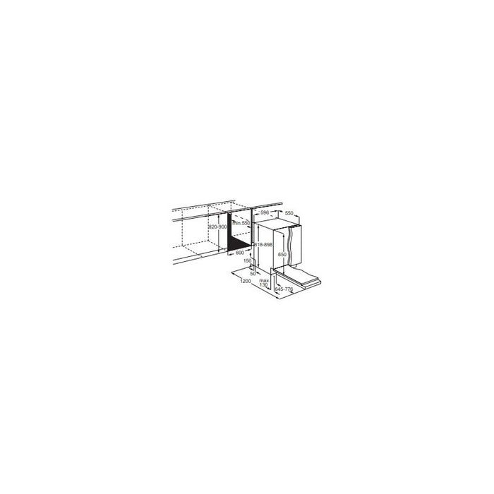 Съдомиялна машина за вграждане Electrolux E52LE110S , 13 комплекта, E