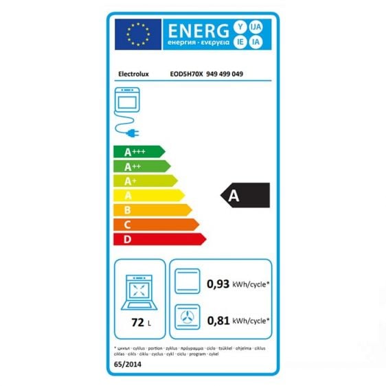 Фурна за вграждане ELECTROLUX EOD5H70X