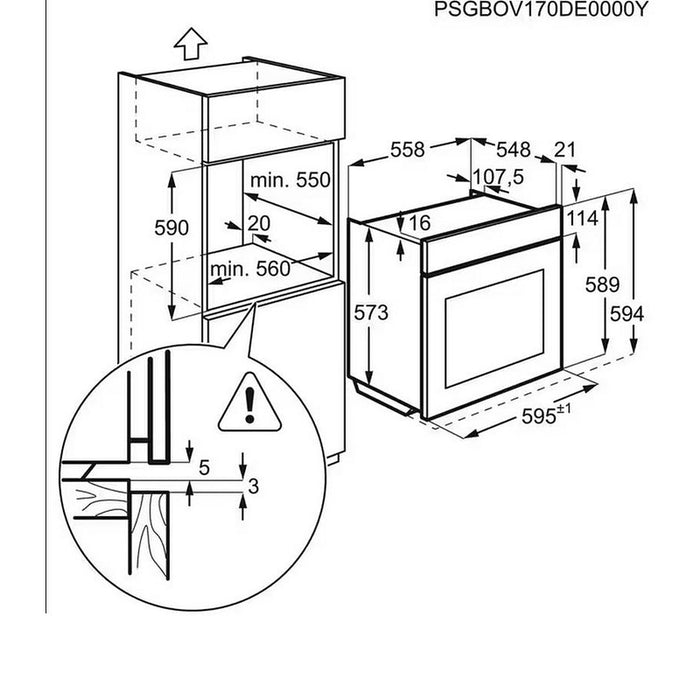 Фурна за вграждане Electrolux EOD6P77WZ