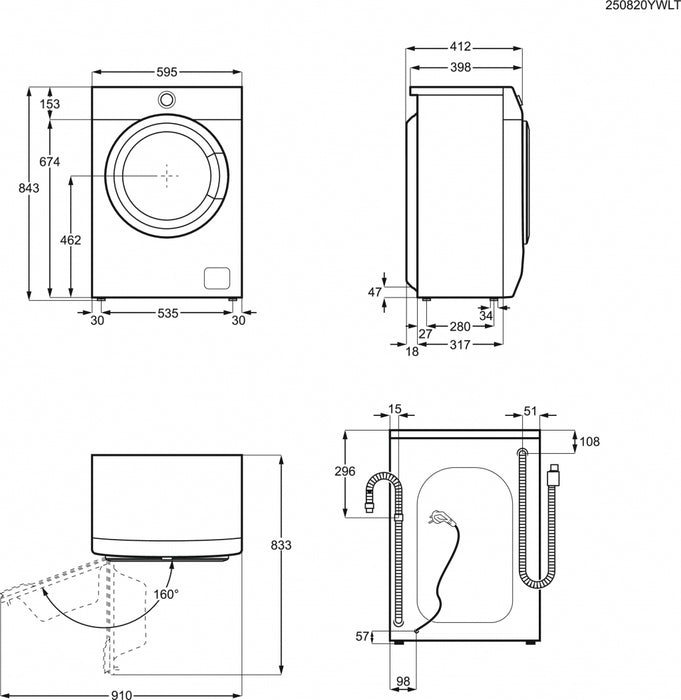 Пералня Electrolux EWS6306DXE