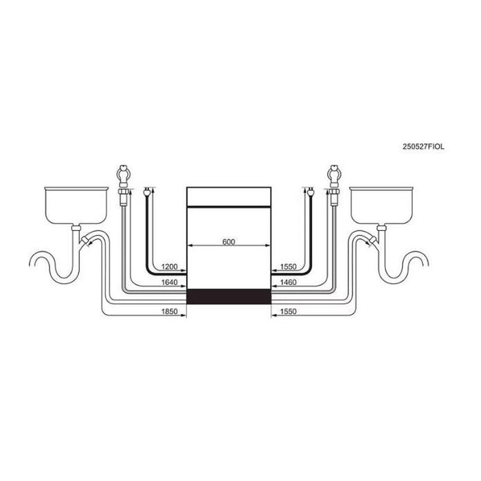 Съдомиялна машина за вграждане Electrolux KL82X220T (ST) , 14 комплекта, A