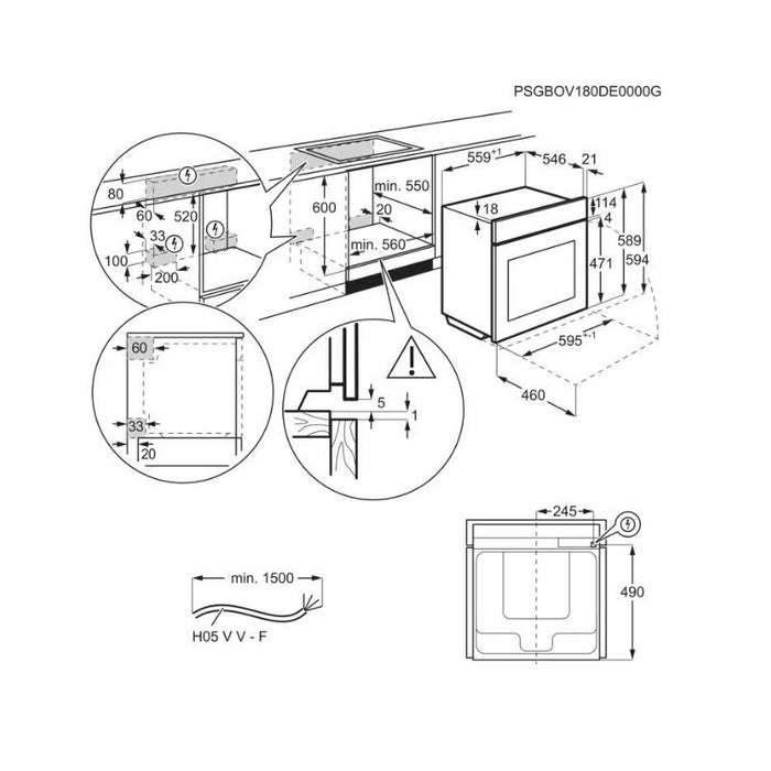 Фурна за вграждане Electrolux KOAAS3DCT(ST) , 70 , А++ , Почистване с пара , Сензорно