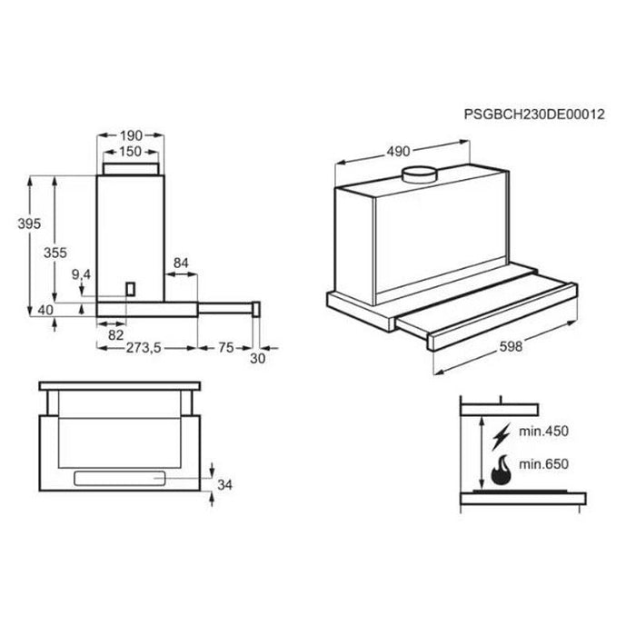 Вграден абсорбатор Electrolux LFP716Z
