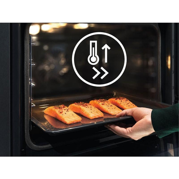Фурна за вграждане ELECTROLUX LOF4P06BK, 65 л, SurroundCook®, Пиролиза, А+