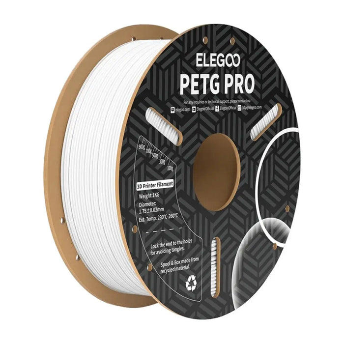 ELEGOO PETG Pro филамент (бял)