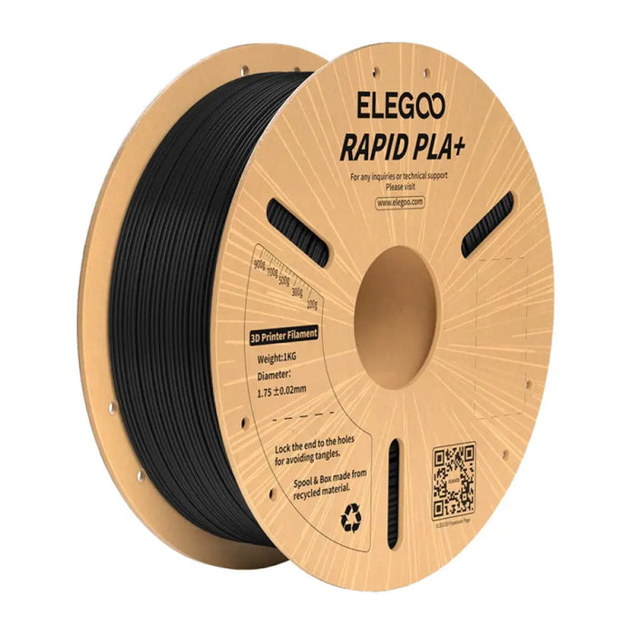 ELEGOO Rapid PLA+ Filament (черен)