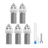 Комплект дюзи от закалена стомана ELEGOO Neptune 4 / 4 Pro (0.4 мм x3, 0.6 мм x1, 0.8 мм x1)