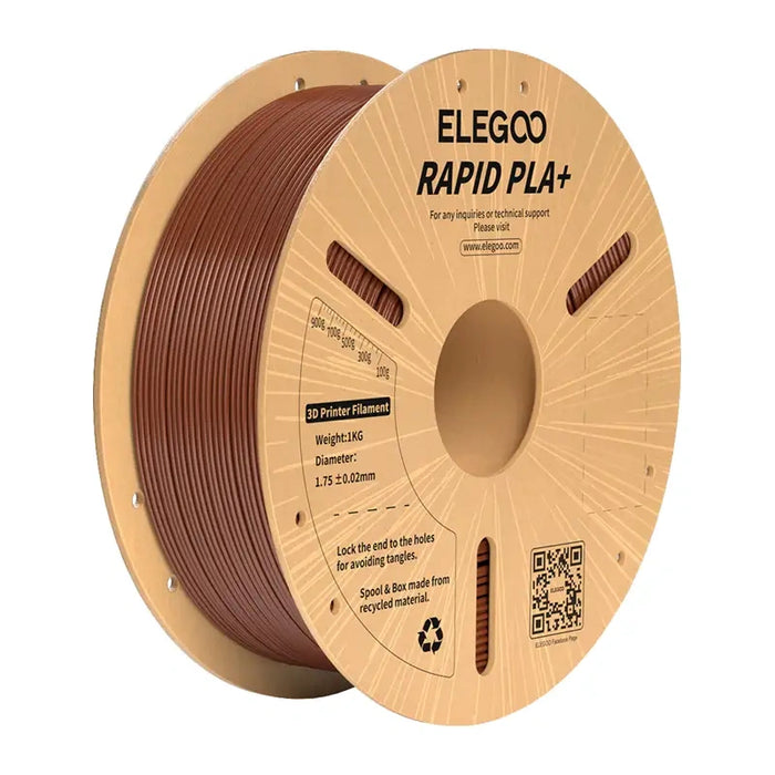 ELEGOO Rapid PLA+ филамент (кафяв)