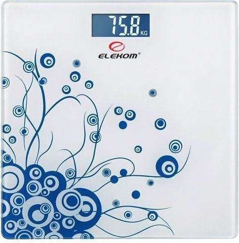 Кантар за баня Elekom - EK-222F, 180 kg, прозрачен