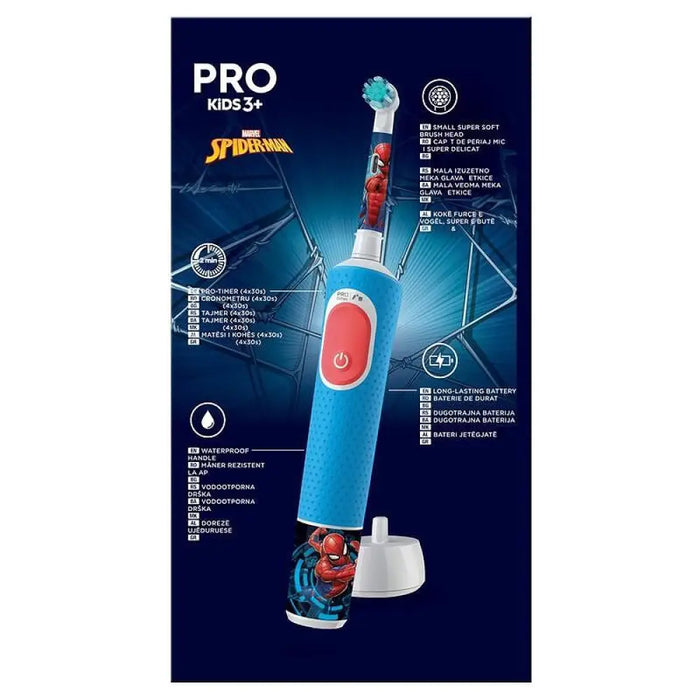 Електрическа четка за зъби Oral B SPIDERMAN PRO 3+ 6/15/6