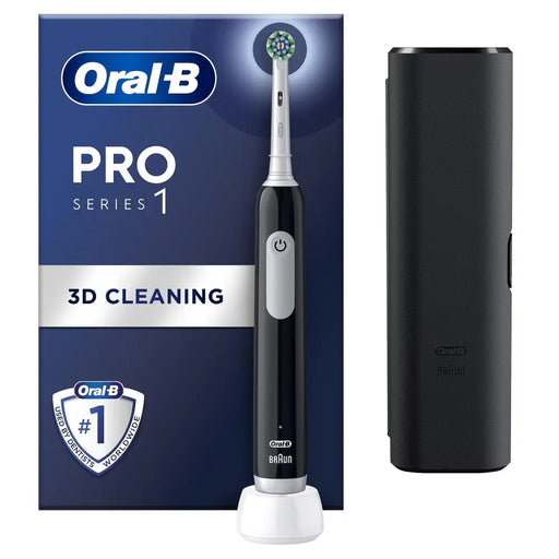Електрическа четка за зъби Oral B PRO 1 BLACK + TC 6/8/6