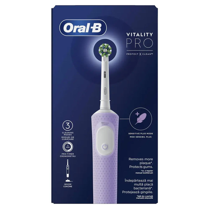 Електрическа четка за зъби Oral B D103 PRO LILAC