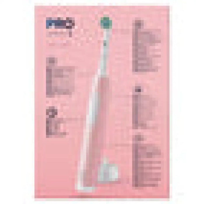 Електрическа четка за зъби ORAL B PRO 1 PINK + TC 6/8/6