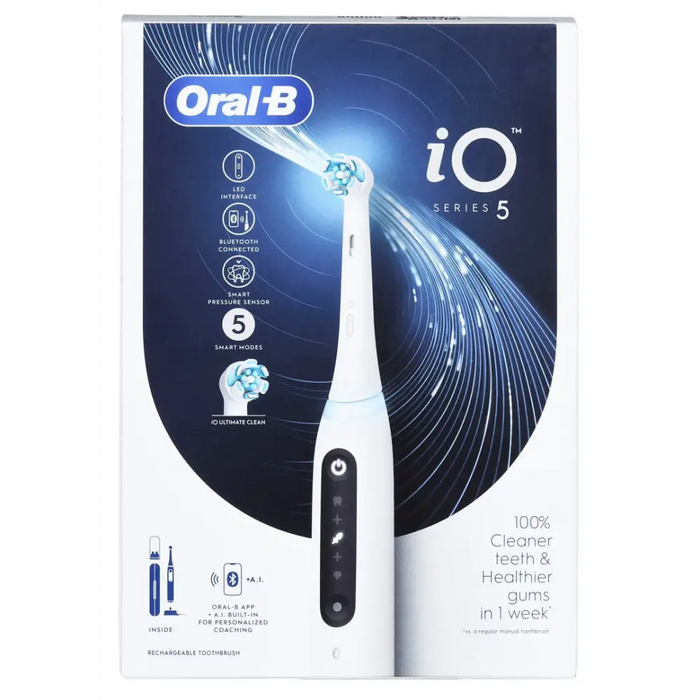 Електрическа четка за зъби Braun Oral-B iO5 Quite White