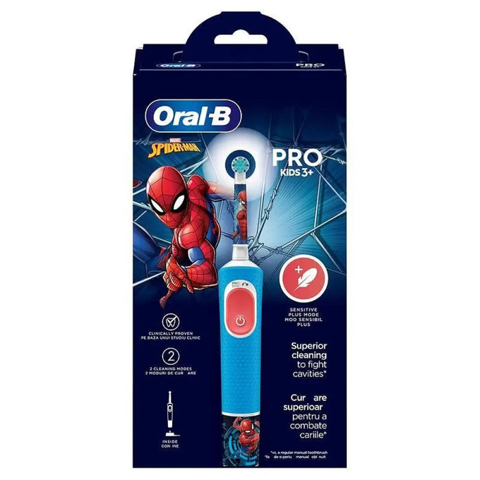 Електрическа четка за зъби Oral B SPIDERMAN PRO 3+ 6/15/6