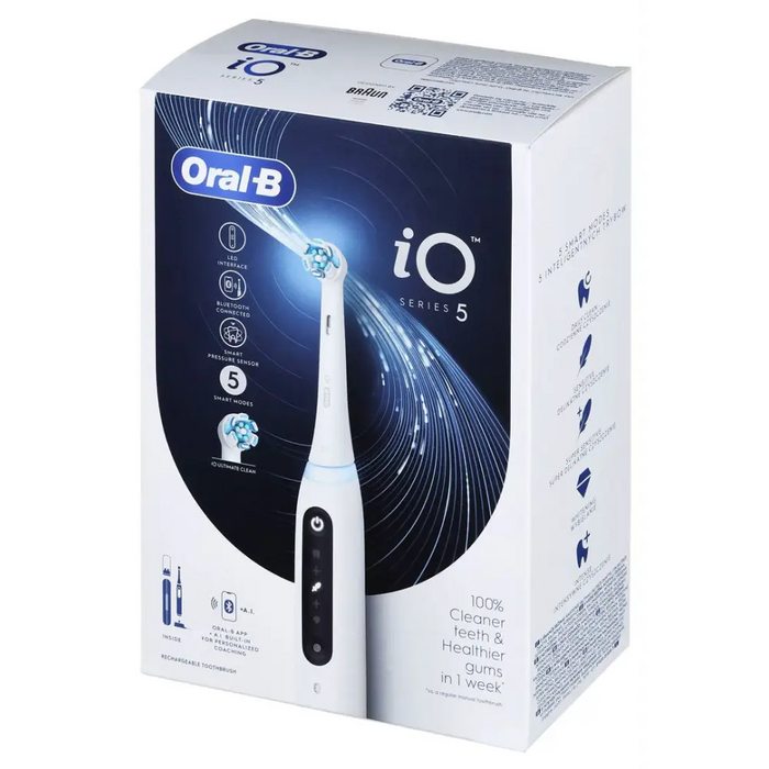 Електрическа четка за зъби Braun Oral-B iO5 Quite White