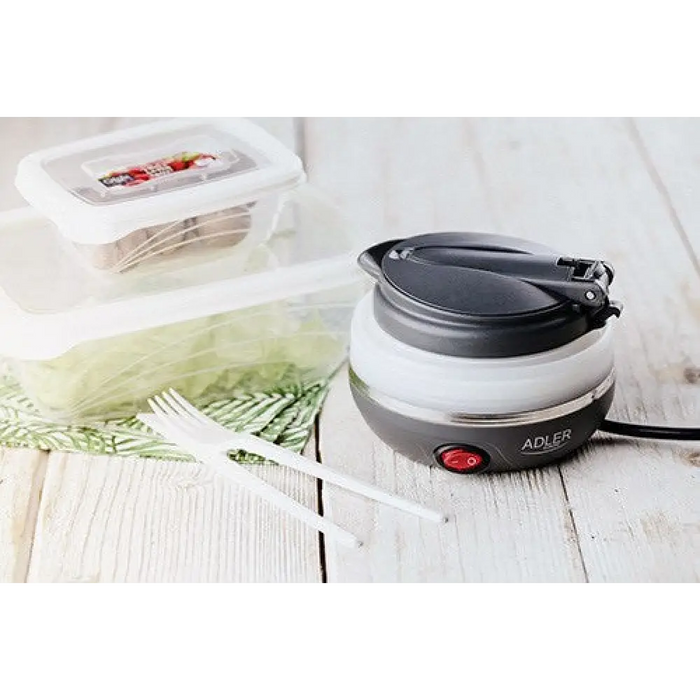 Електрическа кана Adler AD 1279 0.6 L 750 W Черна Бяла