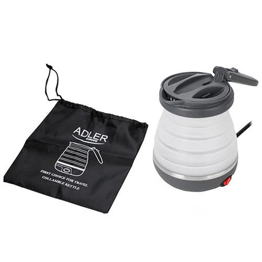 Електрическа кана Adler AD 1279 0.6 L 750 W Черна Бяла