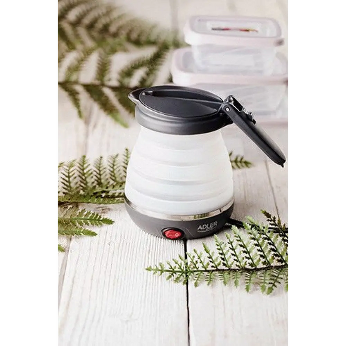 Електрическа кана Adler AD 1279 0.6 L 750 W Черна Бяла
