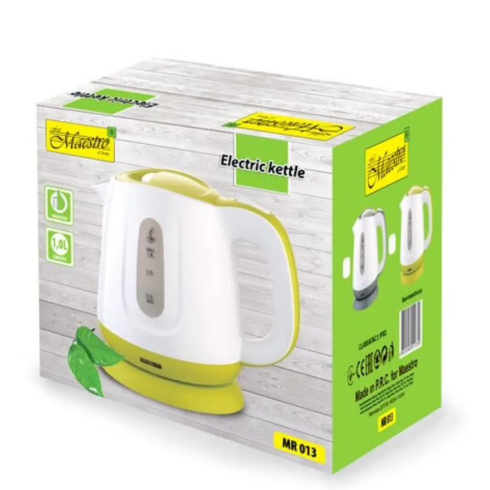 Електрическа кана Feel-Maestro MR013 зелена 1 L 1100 W