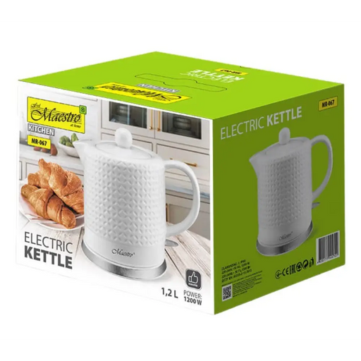 Електрическа кана Feel-Maestro MR067 1.2 L Бяла 1200 W