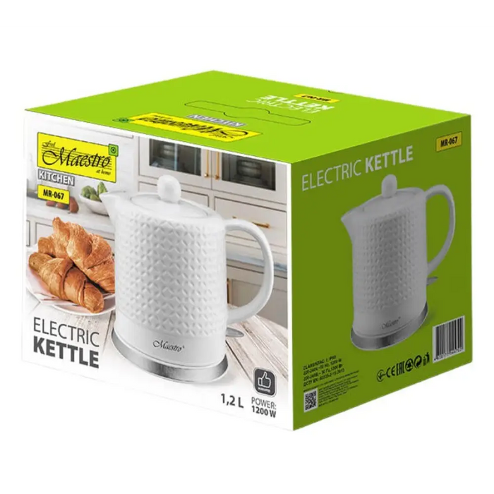 Електрическа кана Feel-Maestro MR067 1.2 L Бяла 1200 W