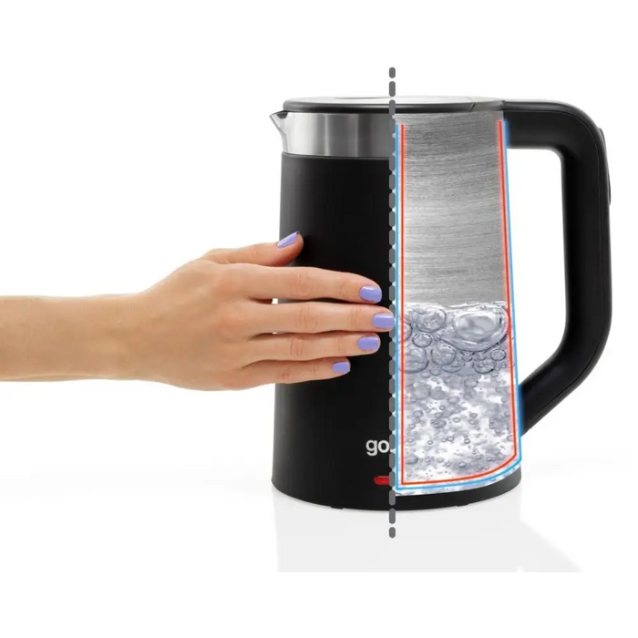 Електрическа кана Gorenje K17TRDW 1.7 L 2200 W Черна