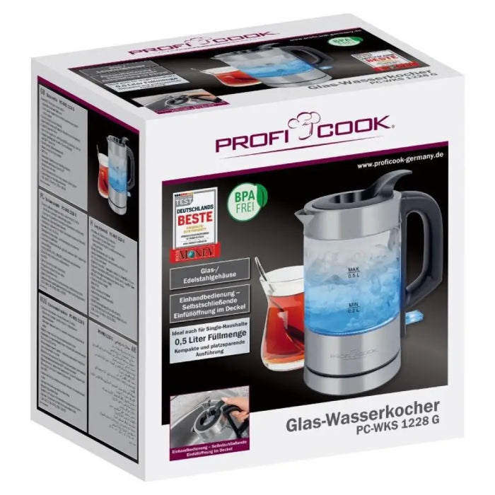 Електрическа кана ProfiCook PC-WKS 1228 G 0.5 л 1100 W