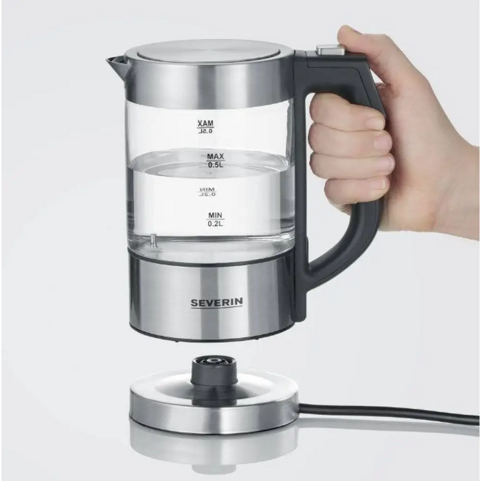 Електрическа кана Severin WK 3458 0.5 L 1100 W Черна