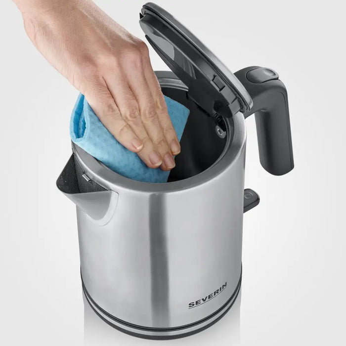 Електрическа кана Severin WK 3489 1 L 2400 W Черна Сребриста