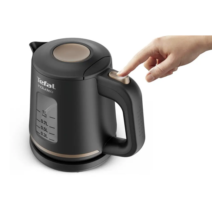 Електрическа кана Tefal Includeo KI5338 1 L 2400 W Черна